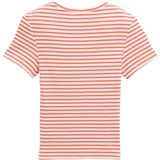 TOM TAILOR - T-shirt - Fresh Red And White Streep - Meisjes - 128