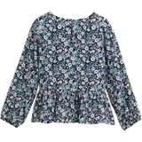 TOM TAILOR - 1045130 - Blouse - Blauwe Multicolor Flower Print - Meisjes - A-lijn