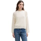 TOM TAILOR DENIM - Trui - Offwhite - Knitwear - Overcut Schouder