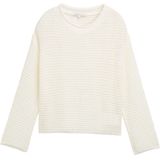 TOM TAILOR DENIM - Trui - Offwhite - Knitwear - Overcut Schouder