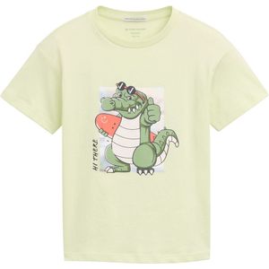 Tom Tailor - T-shirt - Effen - Puur Katoen - Motiefprint