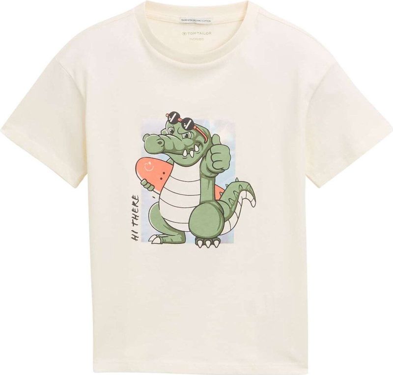 TOM TAILOR - Oversize T-shirt - Wool White - 12906