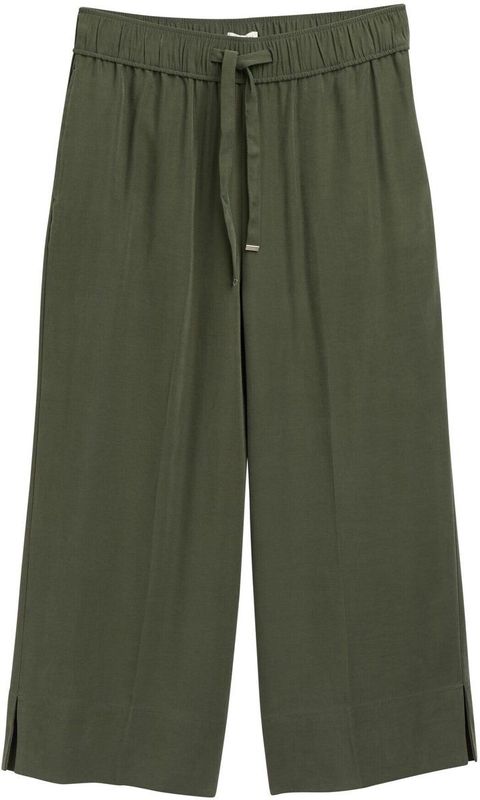 Tom Tailor - Damesculotte - Effen - Viscosemix - Loose Fit