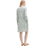 TOM TAILOR - Blousejurk - Beige - Gevoerd - Lange Mouw