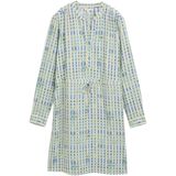 TOM TAILOR - Blousejurk - Beige - Gevoerd - Lange Mouw