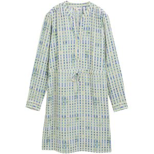 TOM TAILOR - Blousejurk - Beige - Gevoerd - Lange Mouw