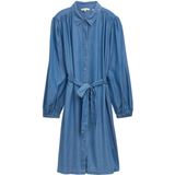 TOM TAILOR - Blousejurk - Blauw - Denim