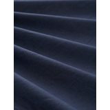 TOM TAILOR - Jurk - Donkerblauw - Knielengte - Losse Pasvorm - Driekwart Mouw