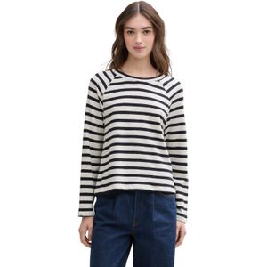 Tom Tailor - Longsleeve - Dames - Blauw - Katoen