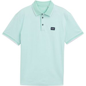 Tom Tailor - Poloshirt - Korte Mouwen - Heren - Blauw - Katoen