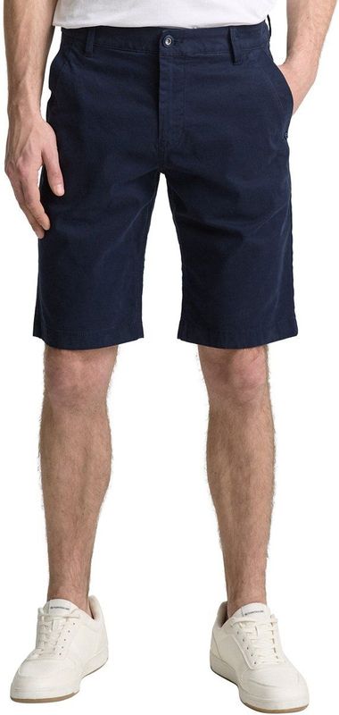 Tom Tailor - Chino Short - Heren - Blauw - Katoen