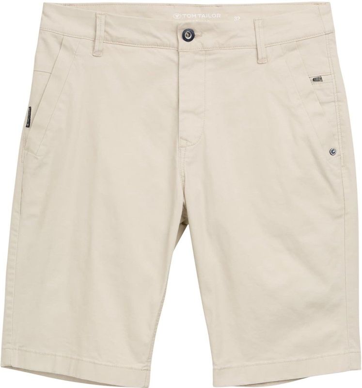 TOM TAILOR - Bermuda Shorts - Light Cashew Beige - Korte Broek