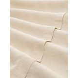 TOM TAILOR - Klassieke Blouse - Beige - Linnen - Lange Mouw