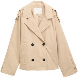 Tom Tailor - Regular Fit - Trenchjack - Effen - Waterafstotend