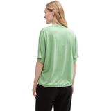 TOM TAILOR - 1045553 - T-shirt - Echt Groen - Korte Mouwen - Dames