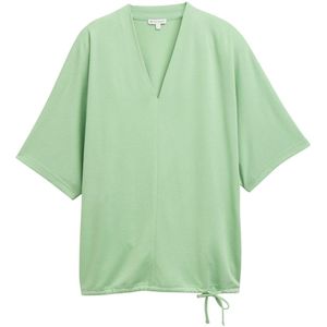 TOM TAILOR T-shirt voor dames, 37116 - True Green, XL