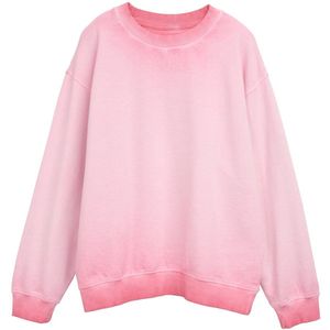 Tom Tailor - Bedrukte Boyfriend Sweatshirt - Dames Sweatshirt - 100% Katoen - Verlaagde Schouders