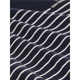 Shirt - Gestreept - Ronde Hals - Kwartmouw - Normale Pasvorm