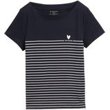 TOM TAILOR - 1044615 - Damesjas - Sky Captain Blue - Lange Waterdichte Overgangsjas