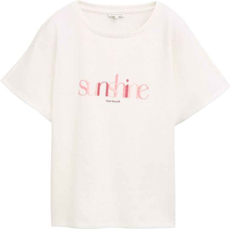 Tom Tailor Scuba Artwork T-shirt Met Korte Mouwen