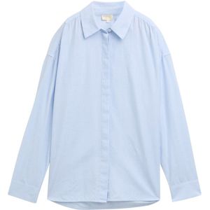 Tom Tailor Denim Losvallende overhemdblouse