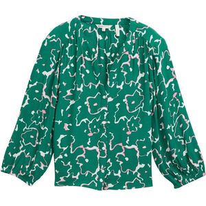 Tom Tailor - Losvallende Blouse - Gedessineerd - Viscose