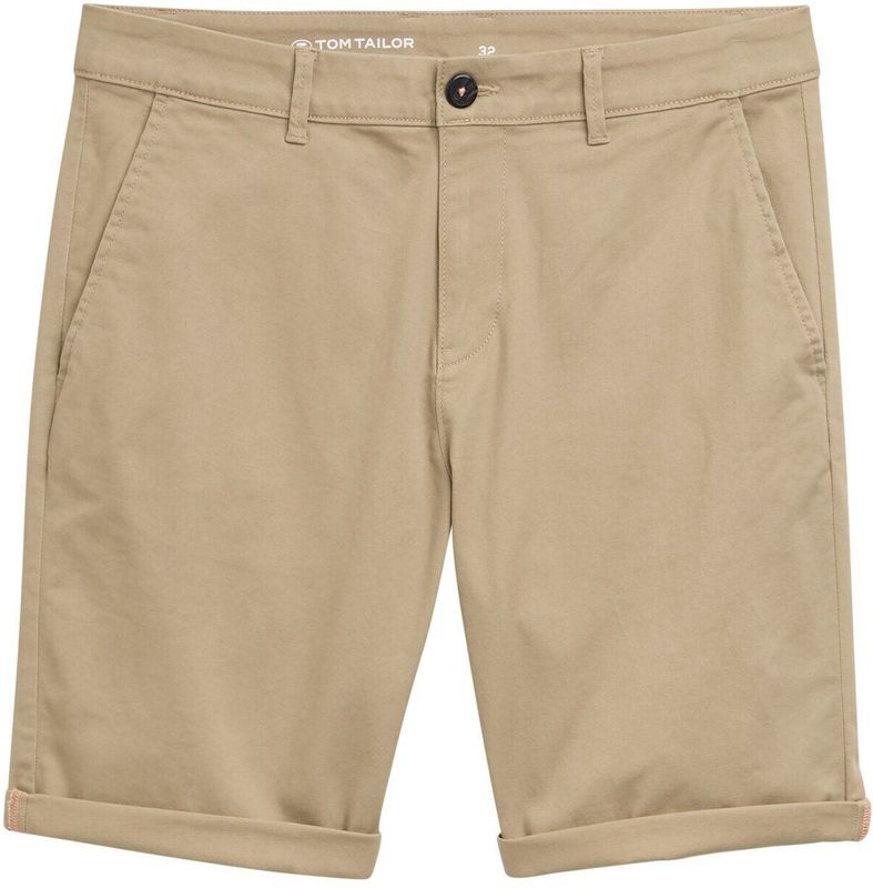 Tom Tailor - Korte Broek - Heren - Groen - Katoen