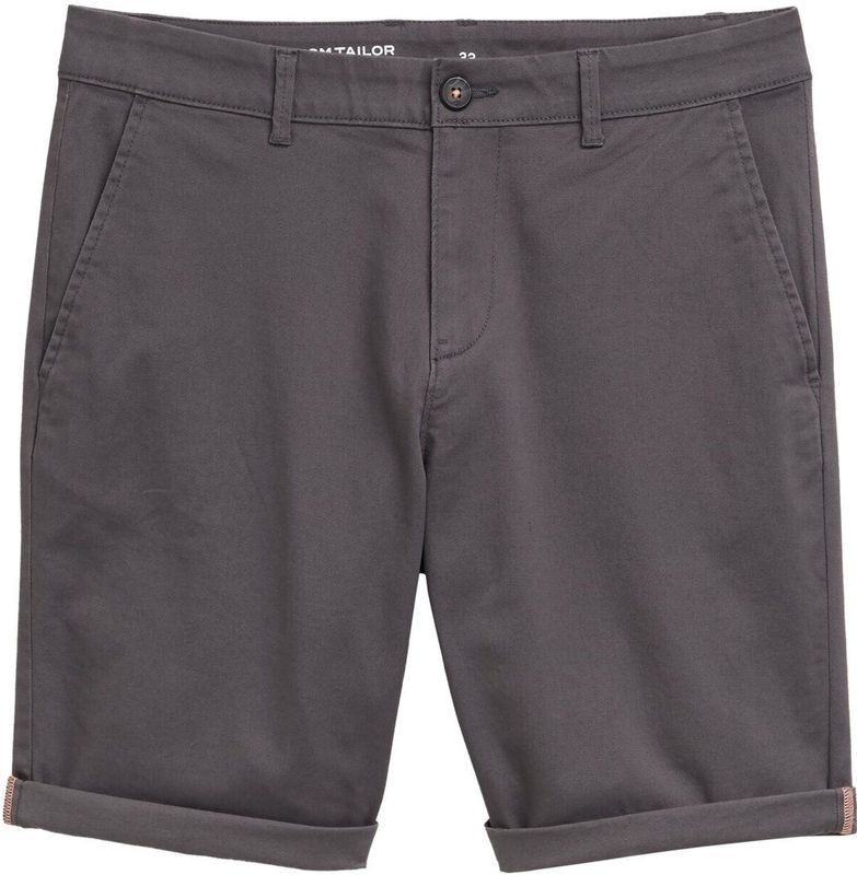 TOM TAILOR - Bermuda Shorts - Tarmac Grey - Korte Broek