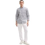 Tom Tailor - Herenbroek - Effen - Mix van Katoen en Linnen