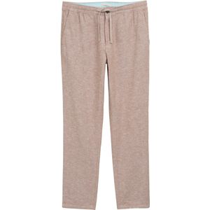 Regular Fit Leinenhose mit elastischem Bund