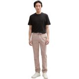 Tom Tailor - Regular Fit - Linnen Broek - Effen - Elastische Band