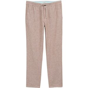 Tom Tailor - Regular Fit - Linnen Broek - Effen - Elastische Band