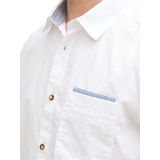 Overhemd - Katoen - Wit - Regular Fit - Korte Mouwen