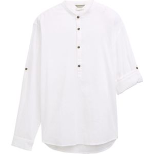 Relaxed Fit - Linnen Overhemd - Tuniekstijl - Kleur