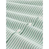 Blouse - Katoen - Krijtstrepen - Normale Pasvorm - Kwartmouw