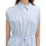 Blousejurk - Gestreept - Katoen - Knoopsluiting - Normale Pasvorm