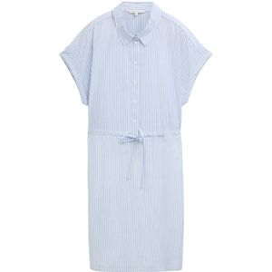 Blousejurk - Gestreept - Katoen - Knoopsluiting - Normale Pasvorm