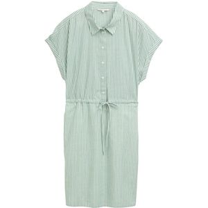 Blousejurk - Gestreept - Katoen - Polokraag - Normale Pasvorm