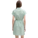 Tom Tailor Denim - Mini-blousejurk - Gestreept - Puur Katoen