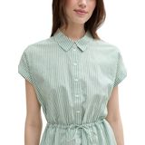 Tom Tailor Denim - Mini-blousejurk - Gestreept - Puur Katoen