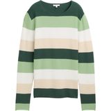 Trui - Gestreept - Knitwear - Lange Mouw - Normale Pasvorm