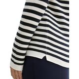 Gestructureerde Poef - Trui - Licht Gerolde Zoomranden - Biologisch Katoen