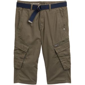 Tom Tailor - Korte Broek - Heren - Bermudastijl - Blauw - Katoen