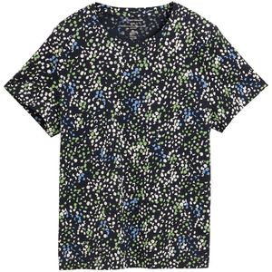 Tom Tailor - Dames T-shirt - Korte Mouwen - Zwart - Katoen