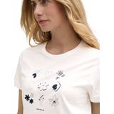 Berry Red - Bikini - Met Frontprint - Korte Mouwen - Ronde Hals