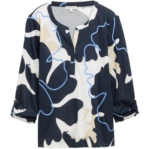 TOM TAILOR T-shirt voor dames, 37124 - Big Floral Shapes Design, XL