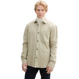 Overhemd - Effen - Denim - Comfort Fit - Lange Mouw