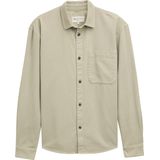 Overhemd - Effen - Denim - Comfort Fit - Lange Mouw