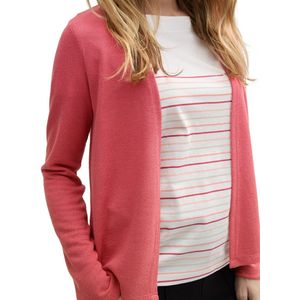 TOM TAILOR T-shirt met lange mouwen voor dames, 11016 - Berry Red, XL