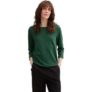 TOM TAILOR T-shirt voor dames, 30024 - Explorer Green, M